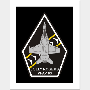 VFA-103 Jolly Rogers - F/A-18 Posters and Art